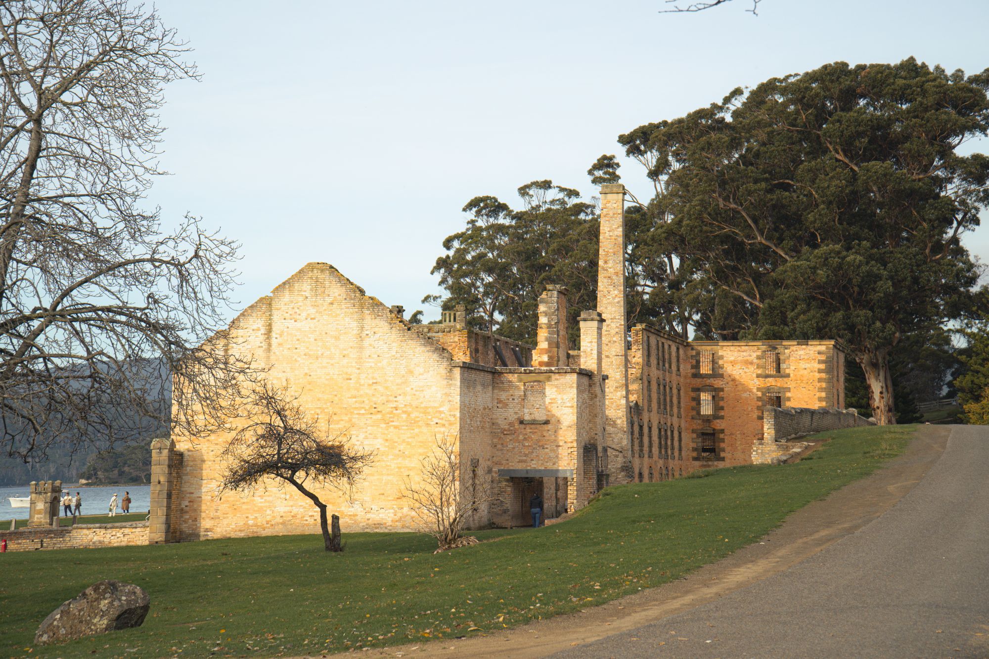 Sandstone ruins at the Port Arthur Historic Site in Tasmania