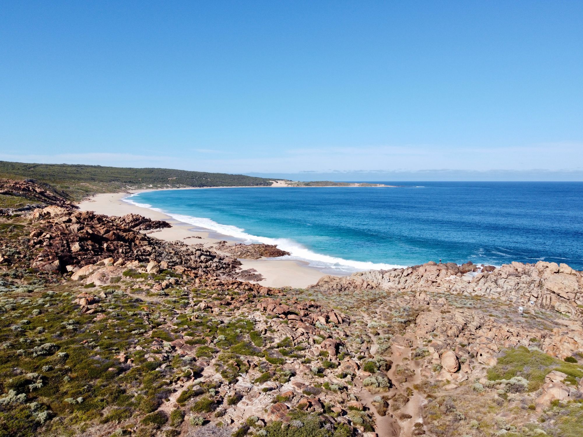 The rocky coast at Yallingup in the Margaret River region